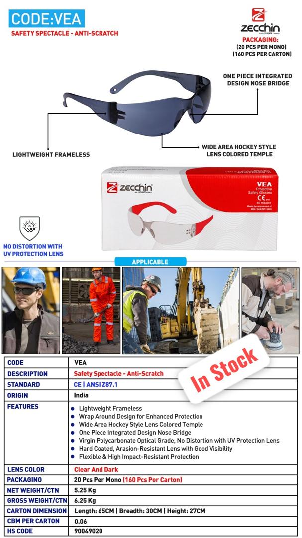 Antiscratch Safety Spectacle