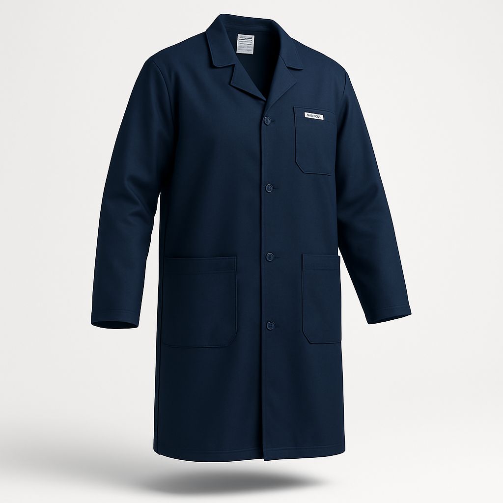 BLUE BLACK LAB COAT