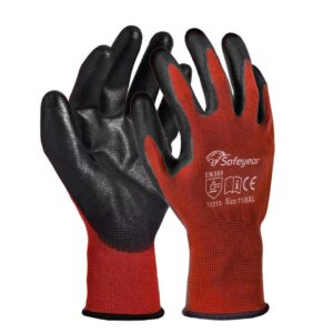 Red Black Gloves